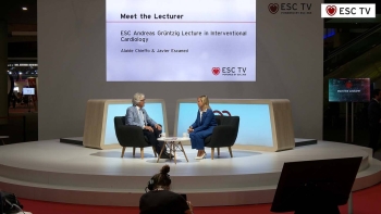 Watch ESC TV - Meet the Lecturer - ESC Andreas Grüntzig Lecture